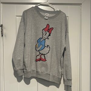 Gray Sweatshirt with Daisy Duck